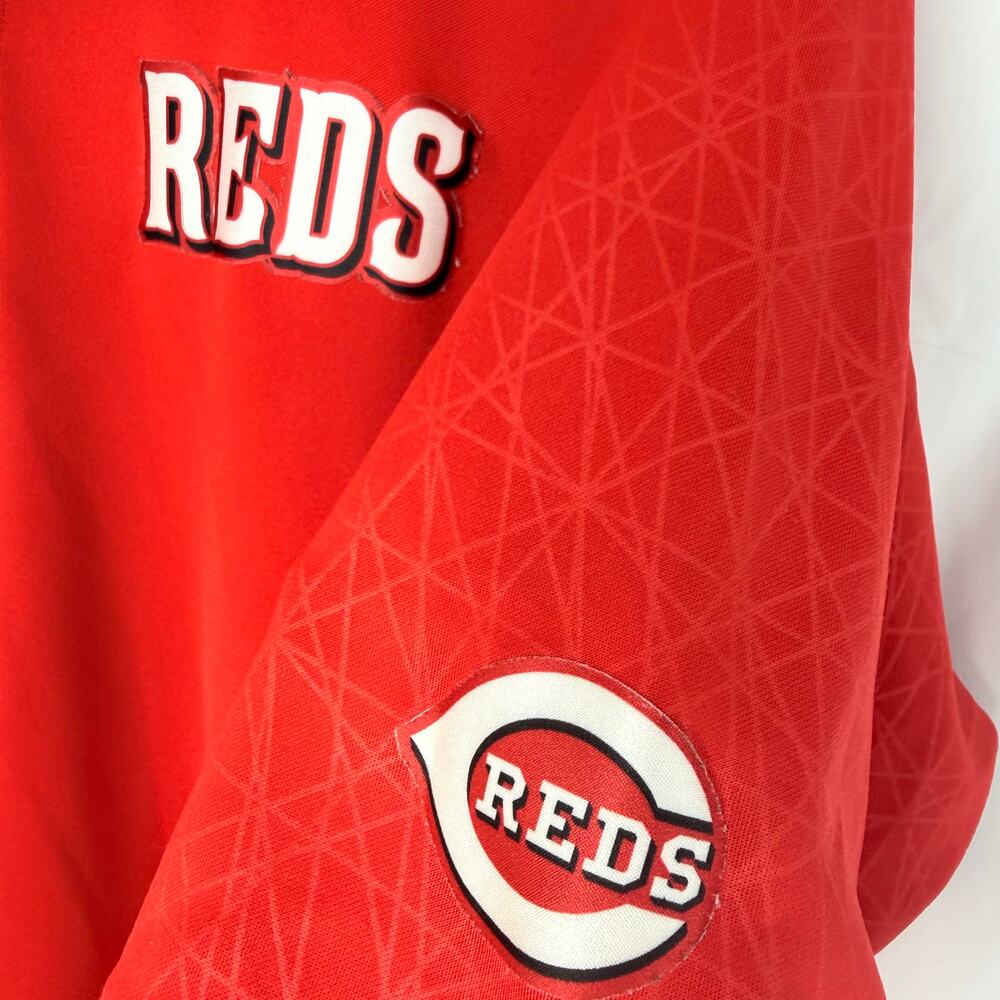 Majestic Cincinnati Reds Cool Base Polo Mens XL - Picture 3 of 4